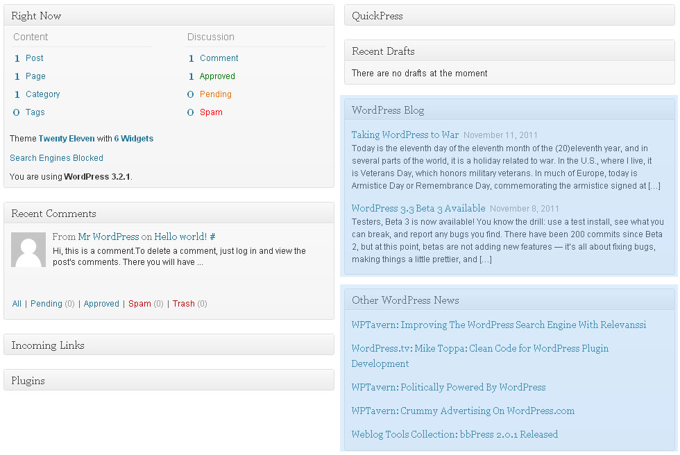 How To Add News Feed Wordpress Admin Dashboard